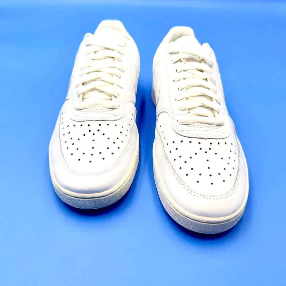 Nike Court Vision Low Triple White 2019 -‎ CD5463-100 - Men's Size 9.5